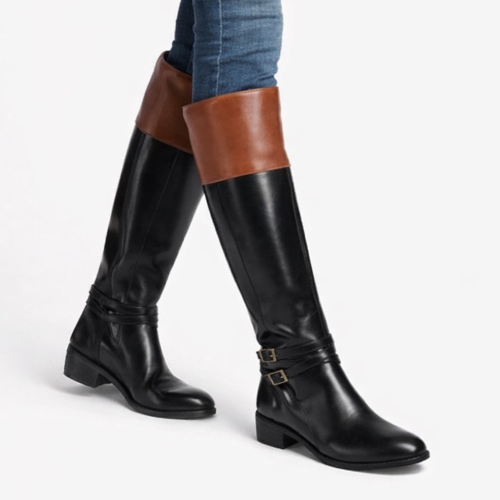SO Trixie riding boots over the knee boots leather
